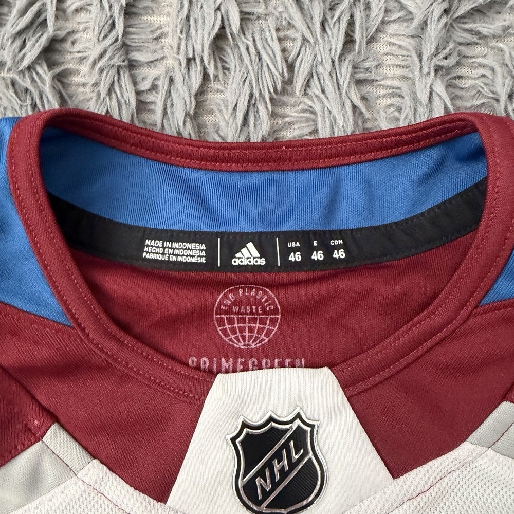 Adidas Compared Avalanche Rantanen Hockey Jersey Men's Size 46 Stitched #96 - Picture 5 of 6